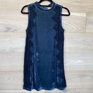 Gianni Bini Blue Velvet Dress